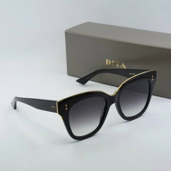 NEW DITA DAY-TRIPPER-22031-A-BLK-GLD-55-Z SUNGLASSES - Picture 13 of 13